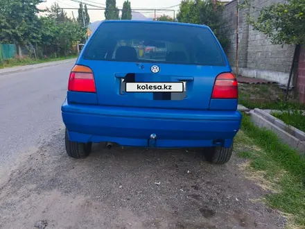 Volkswagen Golf 1993 года за 1 300 000 тг. в Алматы – фото 5