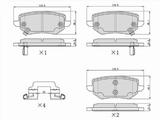 Колодки тормозные (Сзади) TANK 300 20- за 8 650 тг. в Астана