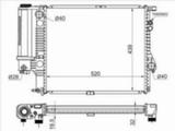 Радиатор двигателя за 32 700 тг. в Алматы