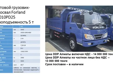 Foton  САМОСВАЛ FORLAND 2021 года за 11 990 000 тг. в Шымкент – фото 11