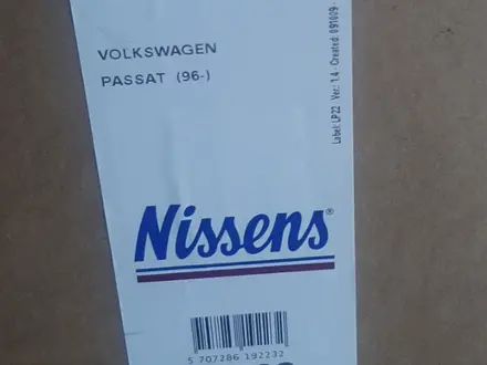 Радиатор охлаждения Nissens 60498 Audi A4/A6/VW passat за 40 000 тг. в Астана