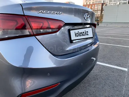 Hyundai Accent 2018 года за 7 190 000 тг. в Астана – фото 18