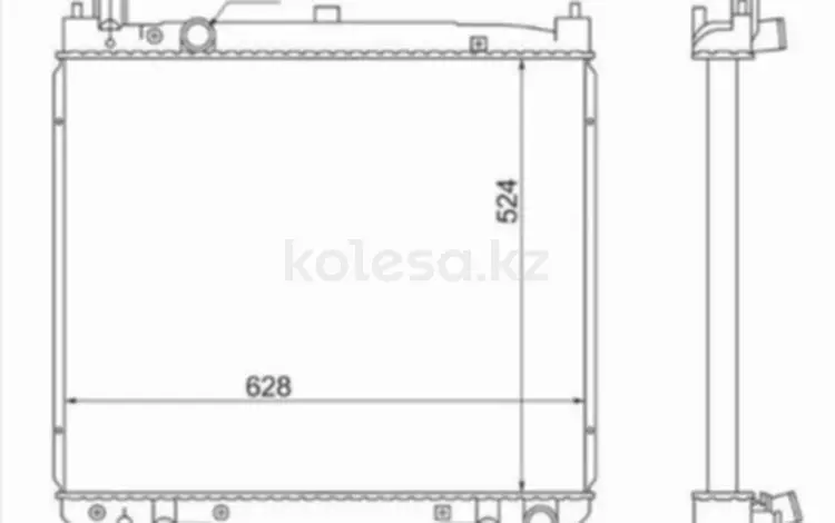 Радиатор охлаждения двигателяfor7 795 тг. в Караганда