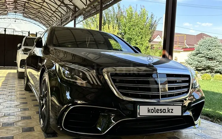 Mercedes-Benz S 63 AMG 2019 года за 72 600 000 тг. в Шымкент