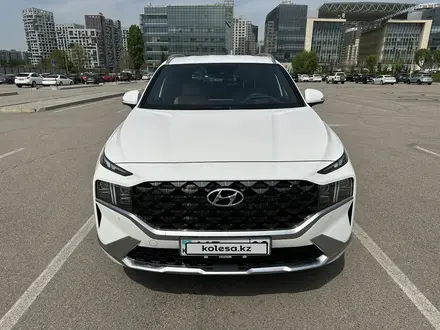 Hyundai Santa Fe 2021 года за 16 600 000 тг. в Алматы – фото 2