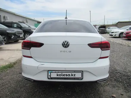 Volkswagen Polo 2021 года за 6 203 700 тг. в Шымкент – фото 4