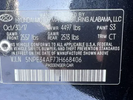 Hyundai Sonata 2017 года за 5 900 000 тг. в Уральск – фото 7