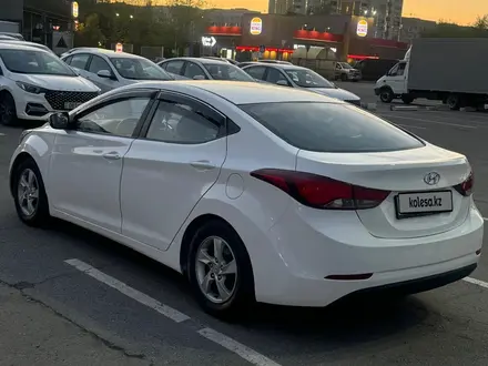 Hyundai Elantra 2015 года за 5 000 000 тг. в Алматы – фото 11