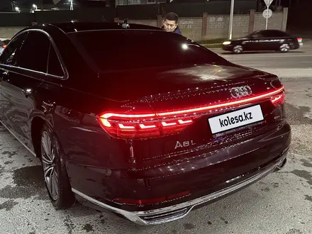 Audi A8 2018 года за 42 000 000 тг. в Шымкент – фото 3