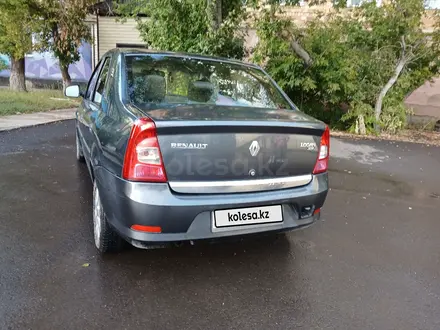 Renault Logan 2011 года за 2 200 000 тг. в Караганда – фото 4