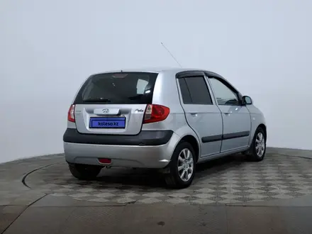 Hyundai Getz 2008 года за 2 450 000 тг. в Астана – фото 5