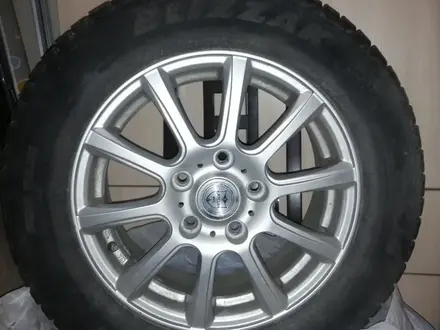 Колеса в сборе R16 5x114.3 Bridgestone (зима) за 130 000 тг. в Алматы – фото 3