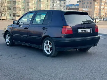 Volkswagen Golf 1992 года за 1 300 000 тг. в Тараз – фото 3