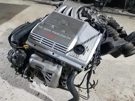 Двигатель 3л Lexus RX300 1mz-fe ПРИВОЗНОЙ ЯПОНИЯ С УСТАНОВКОЙ за 550 000 тг. в Алматы – фото 2