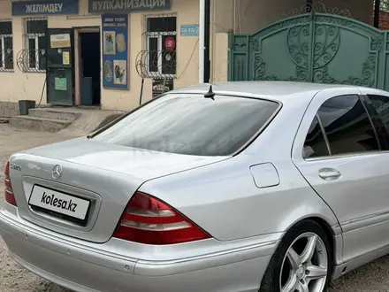 Mercedes-Benz S 320 1999 года за 3 300 000 тг. в Тараз – фото 7