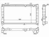 Радиатор двигателя за 11 550 тг. в Астана