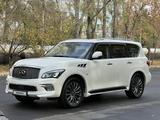 Infiniti QX80 2014 года за 17 800 000 тг. в Алматы – фото 3