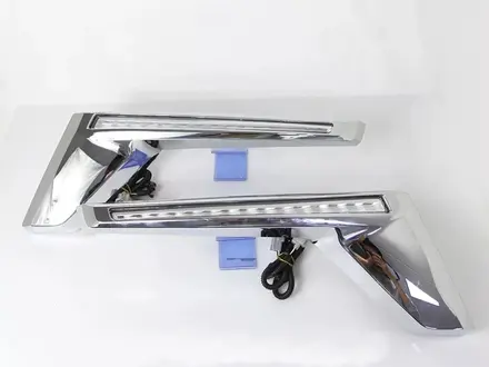 LED накладки на фару хром (поворотники) на Land Cruiser 200 2015- под Lexus за 55 000 тг. в Астана – фото 6