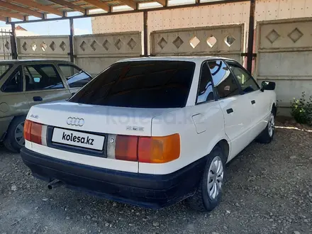 Audi 80 1991 года за 1 200 000 тг. в Шиели – фото 3