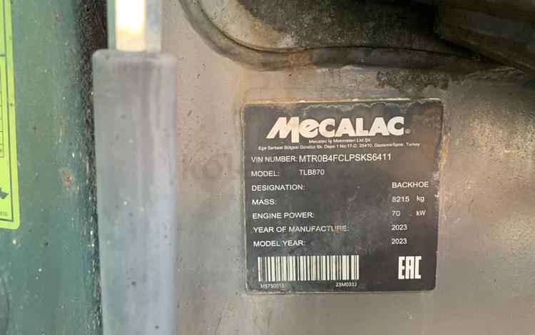 Mecalac TLB870 2023 г.