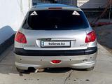 Peugeot 206 2004 года за 1 300 000 тг. в Тараз – фото 4