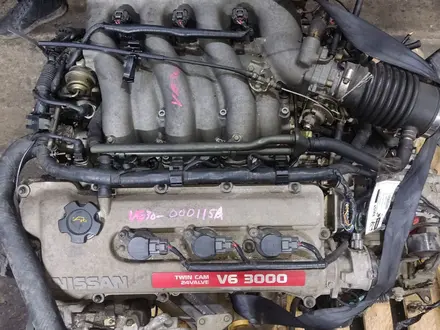 ДВИГАТЕЛЬ МОТОР АКПП КОРОБКА АВТОМАТ NISSAN MAXIMA VE30DE ИЗ ЯПОНИИ за 400 000 тг. в Павлодар – фото 2