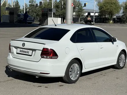 Volkswagen Polo 2016 года за 5 950 000 тг. в Алматы – фото 3