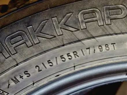 Nokian Hakkapeliitta 9 215/55 R17 98T с шипами за 200 000 тг. в Алматы – фото 10