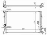 Радиатор двигателя за 40 800 тг. в Шымкент