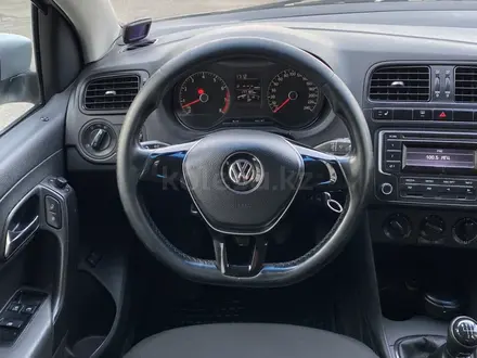Volkswagen Polo 2015 года за 5 100 000 тг. в Шымкент – фото 9