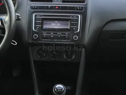 Volkswagen Polo 2015 года за 5 100 000 тг. в Шымкент – фото 11