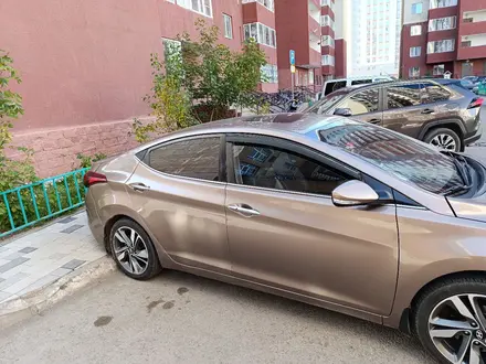 Hyundai Elantra 2015 года за 5 475 000 тг. в Астана – фото 3