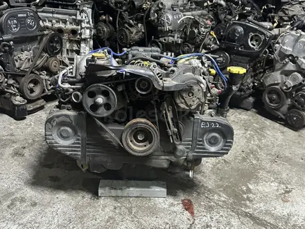 Двигатель Subaru Impreza Legacy EJ22 2.2l за 350 000 тг. в Караганда – фото 2