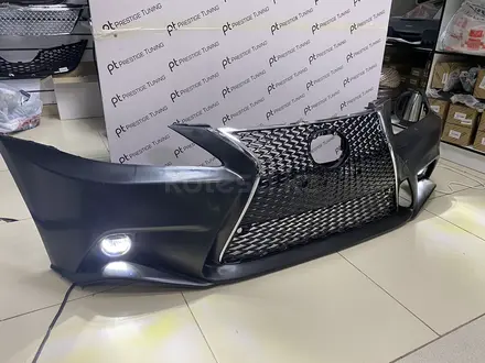 Передний бампер в сборе на Lexus IS 2006-12 дизайн F-sport за 180 000 тг. в Астана – фото 2