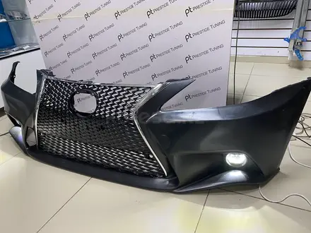 Передний бампер в сборе на Lexus IS 2006-12 дизайн F-sport за 180 000 тг. в Астана – фото 3