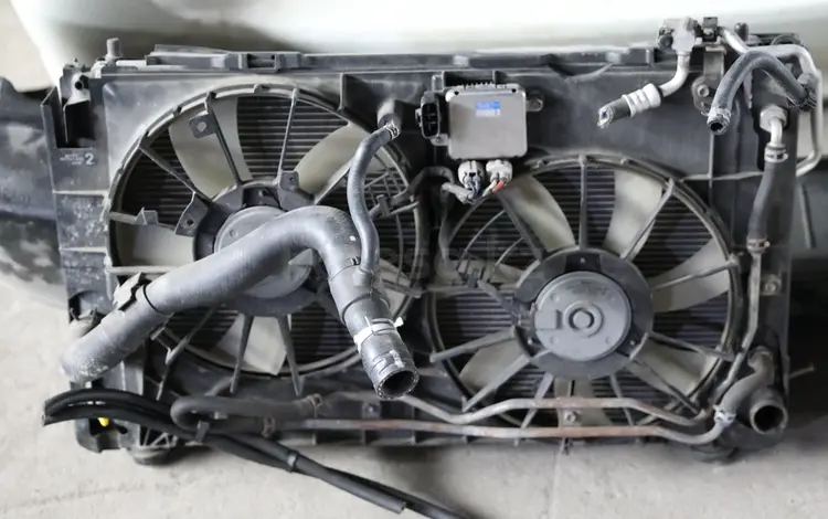 Вентилятор радиатора с диффузорам (охлаждения) двойной на Toyota Estima за 50 000 тг. в Алматы