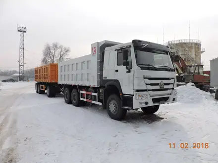 Howo  2 оси 3 оси самосвальный прицеп с боковой разгрузкой 30 тонн 2019 года за 10 626 000 тг. в Алматы – фото 33