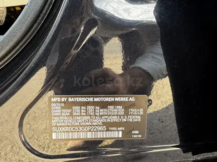 BMW X5 2015 года за 14 000 000 тг. в Алматы – фото 8