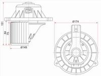 Мотор отопителя салона за 12 650 тг. в Шымкент