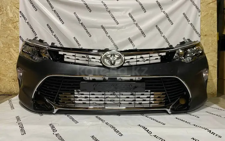 Бампер, фара, решетка, поворотники, оправа туманки на Camry 55, Камри 55 за 65 000 тг. в Алматы