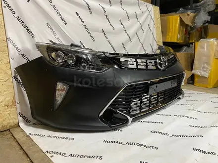 Бампер, фара, решетка, поворотники, оправа туманки на Camry 55, Камри 55 за 65 000 тг. в Алматы – фото 2