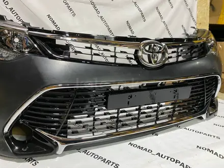 Бампер, фара, решетка, поворотники, оправа туманки на Camry 55, Камри 55 за 65 000 тг. в Алматы – фото 7