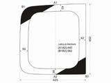 Стекло заднее (распашной двери) правое LADA LARGUS 12- за 16 900 тг. в Павлодар