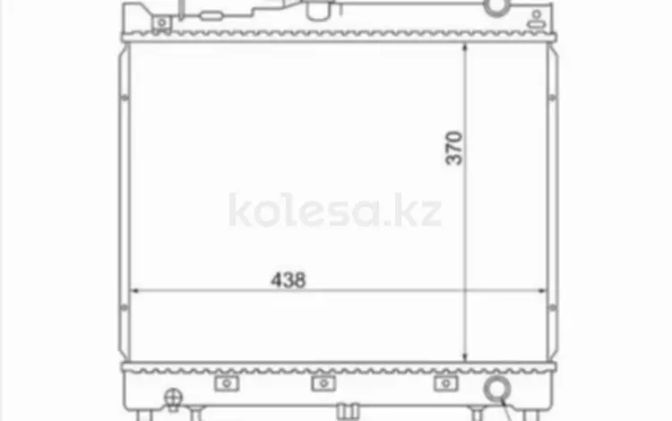 Радиатор Двигателя за 30 250 тг. в Талдыкорган