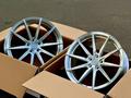 Диски высокого качества R19 8, 5J 5x112 ET22 66, 56 brushed silver за 700 000 тг. в Алматы – фото 2