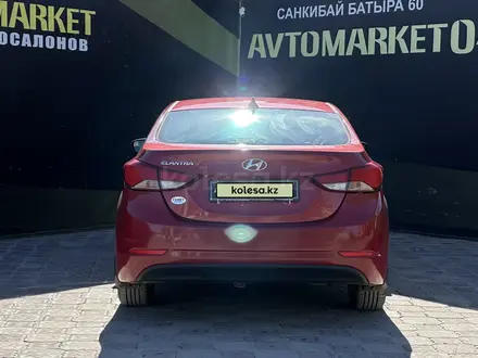 Hyundai Elantra 2014 года за 5 000 000 тг. в Актобе – фото 5