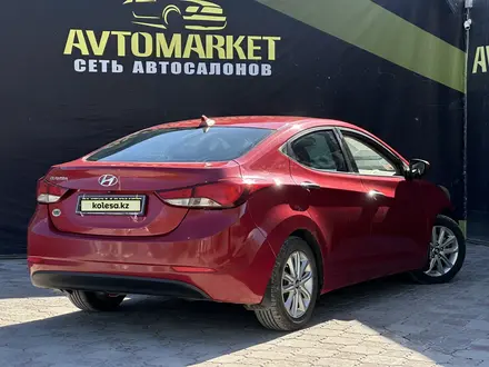 Hyundai Elantra 2014 года за 5 000 000 тг. в Актобе – фото 6