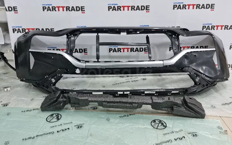 Передний бампер абсорбер губа молдинг решетка хром Hyundai santafe tm за 70 707 тг. в Актобе