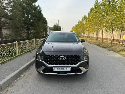 Hyundai Santa Fe 2021 года за 17 000 000 тг. в Шымкент – фото 3