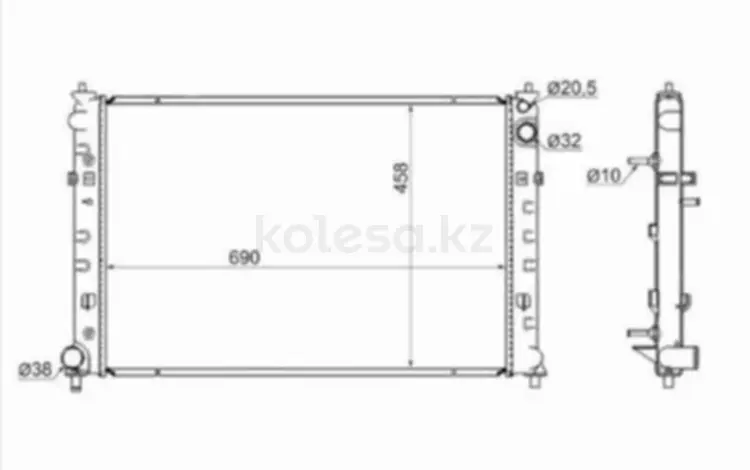 Радиатор Двигателяfor33 800 тг. в Алматы